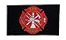 In The Breeze Fire Rescue Grommet Flag, 3 by 5'
