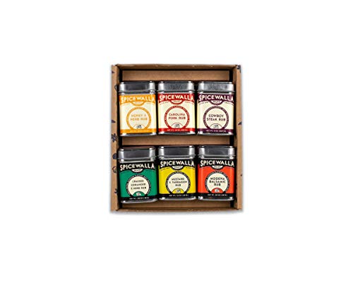 Spicewalla Grill Seasoning 6 Pack | Seasonings and Rubs for Steak, Poultry, Pork & Vegetables | Grilling Spices Set