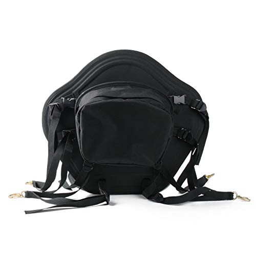 Leader Accessories Black/Gray Deluxe Kayak Seat SUP Seat Canoe Seat