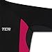 Thorogood Sports Winter Run Women's Half-Zip Long Sleeve Running Top - Black/Pink Large - Black/Pink - Large