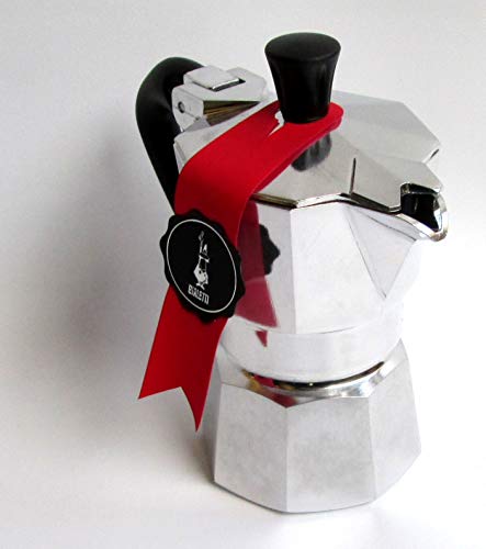 Bialetti Espressokocher-5791 Espressokocher, Aluminium, Silber/Schwarz, 13x6.5x12 cm – Bild 3