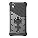 Sony Xperia L1 Case SunRemex Durable Armor with Full Body Protective and Heavy Duty Protection and 360 Degree Rotating Kickstand Design for Sony Xperia L1(2017) (Black)