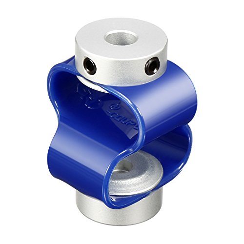 uxcell Shaft Coupler D18 L38 Flexible Coupling Motor Encoder Inner Dia. 6mm to 6mm