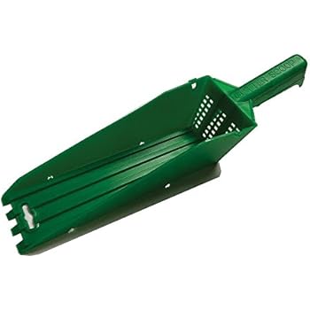 The Wedge Gutter Cleaning Scoop - Water Exits Thru The Grid So You Only Pick Up Debris and Leaves