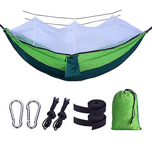wu-hammock Double Mosquito Net Hammock Parachute Cloth Aerial Outdoor Camping Tent 260140Cm