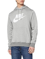 Nike Men's Graphic Pullover Hoodie Gray