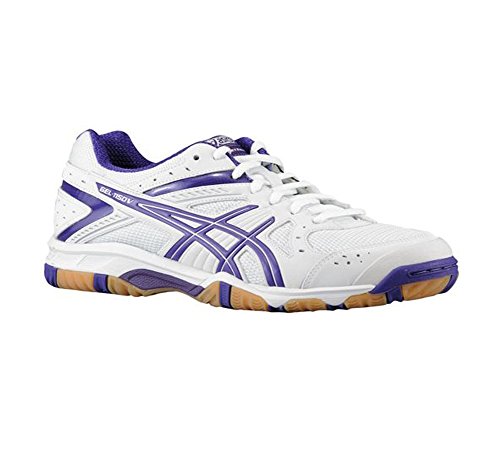 Asics Women's GEL-1150V Indoor Court White/Grape/Snow B(M) US