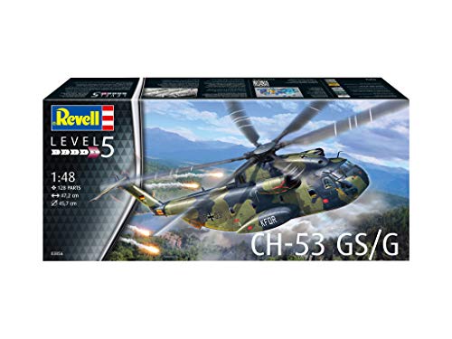 Revell RV03856 3856 CH-53 GSG originalgetreuer Modellbausatz für Experten, unlackiert – Bild 3