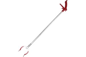 EGOOLA Reacher Grabber Tool,Litter Pick Up Stick Lightweight Aluminium Rustproof Trash Tong, Environment Conservation Garden Nabber Plogging, Garden Nabber Plogging Tool for Rubbish Waste Garbage