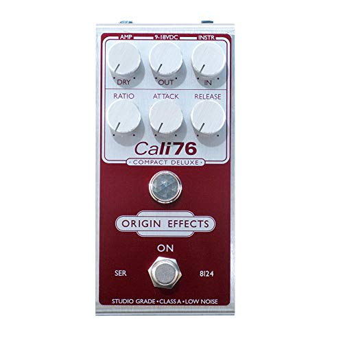 Origin Effects Cali76 Compact Deluxe, Red Invert, Silver Knobs 재팬박스