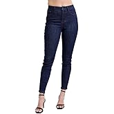 Judy Blue High-Waisted Heart-Shaped Back Pocket Skinny Jeans - Stretchy, Comfortable Fit for All-Day Wear -88916