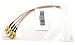Pack of 4 RF U.FL(IPEX/IPX) Mini PCI to SMA Female Pigtail Antenna Wi-Fi Coaxial RG-178 Low Loss Cable (4 inches (10 cm))
