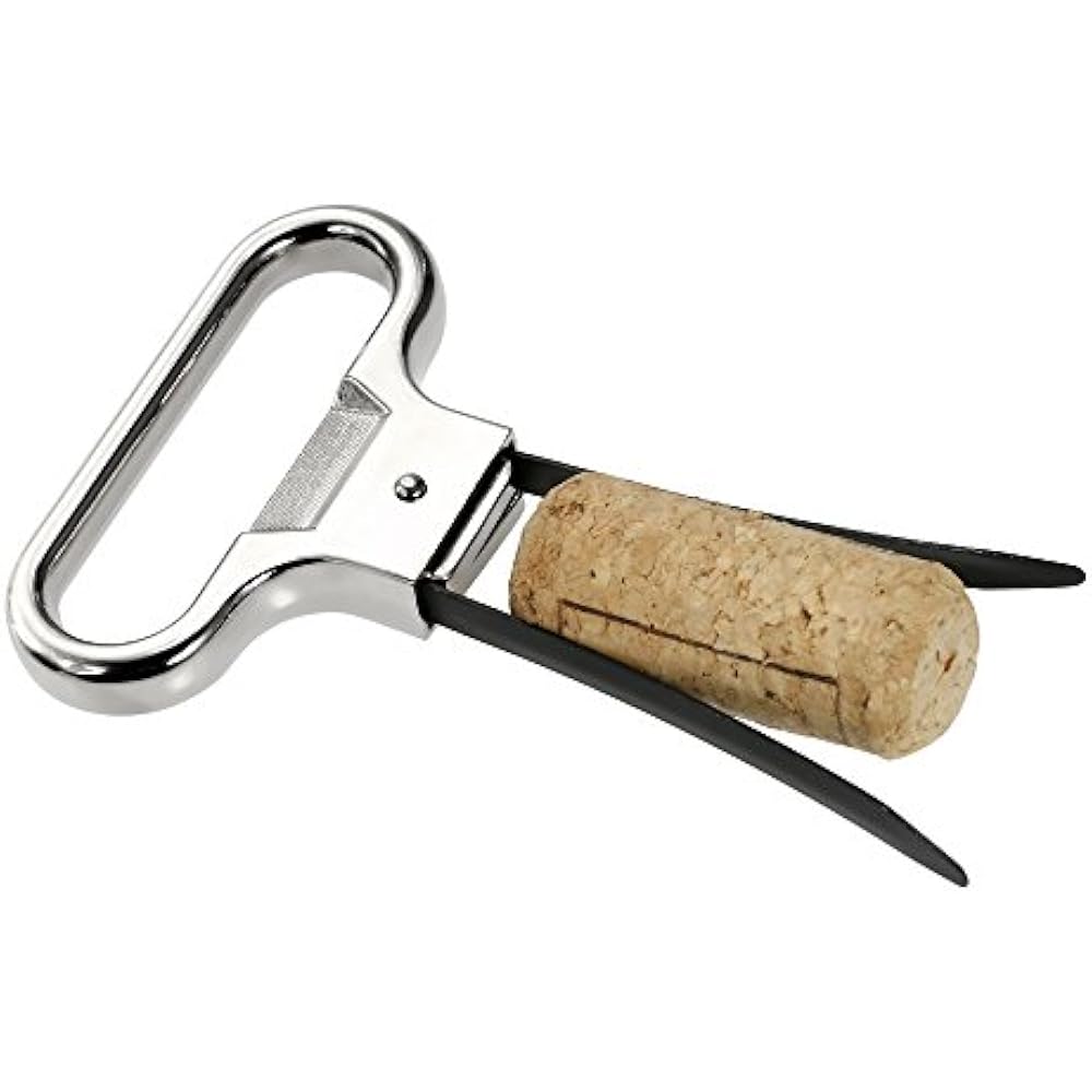 Decdeal Wine Opener, TwoProng Bottle For Damaged Cork Old Corkscrew