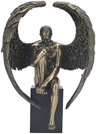 Napravi Rs Statue En Bronze 26cm 10 23 Pouces Ange Triste Nu Nu Avec Des Ailes Assis Sur Une Base Statues Sculptures Napravi Rs Statue En Bronze 26cm 10 23 Pouces Ange Triste Nu Nu Avec Des Ailes Assis Sur Une Base Statues Sculptures