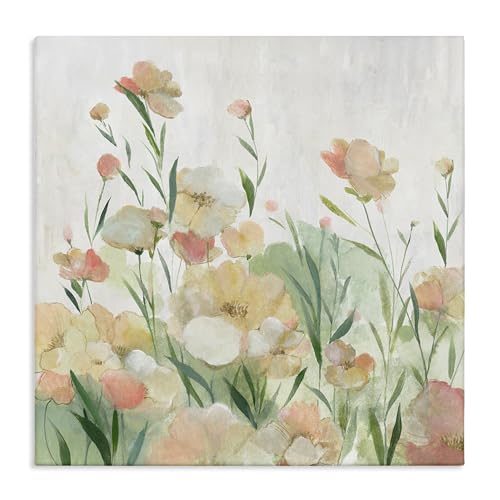 Stupell Industries Blush Florals Meadow Canvas Wall Art Design by Hannah Dawson…