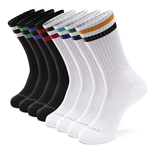 MONFOOT Athletic Cushion Crew Socks