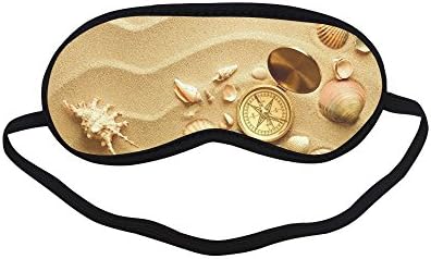 Personalized Compass Shells Sand Sleeping Eyes Masks/Eyeshade/Blindfold