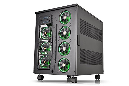 Thermaltake Core W200 Dual System Capable Extreme Water Cooling XL-ATX Fully Modular/Dismantle Stackable Tt Certified Super Tower Computer Case CA-1F5-00F1WN-00 Black