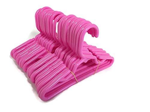 24 Pink Hangers(2 Dozen) for 14 inch American Girl Wellie Wisher Doll Clothes