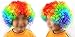 IFfree child women Men's Big Clown Rainbow Clown Costume Wig+Red Clown Noses