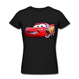 2016 Lightning Mcqueen Cars Movie Lady's Printed T-Shirt