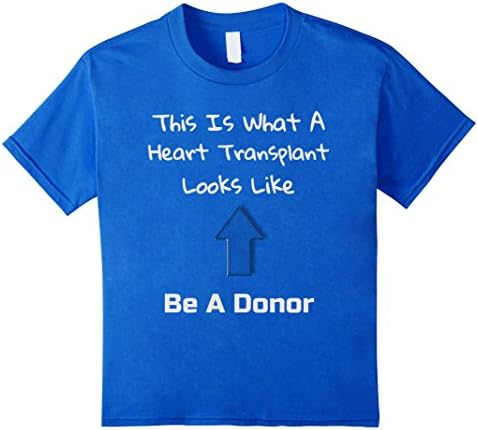 Kids This Is What A Heart Transplant Looks Like T-Shirt 8 Royal Blue
