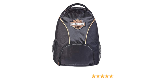 Amazon.com: Harley-Davidson Hombres B\u0026S Logo Negro Poliéster Mochila  90817-BK : Ropa, Zapatos y Joyería