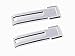 AVOMAR 2pcs ABS Rear Door Liftgate Hinge Covers Spare Tire Tailgate Hinge Trims for Jeep Wrangler & Unlimited JK 2007-2017