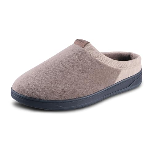 Indoor/Outdoor Slip-on Microterry Jake Clog Slippers with Memory Foam Comfort a…
