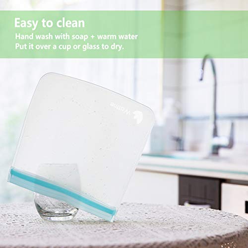 4 Reusable+Sandwich+Storage+Material+Toiletries