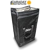 Faraday Defense Computer 85db Tower Bag XL - Heavy Duty Black - Device Shielding for Military, Police, Electronics Suppliers - RF Tested!