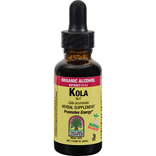 2 Pack of Nature's Answer Kola Nut - 1 fl oz Botanical Extracts Promotes Energy