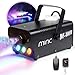 Fog Machine, Miric Smoke Machine Portable with LED Lights Equipped with Wired and Wireless Remote Control for Party, Christmas, Halloween and Weddings (400W)