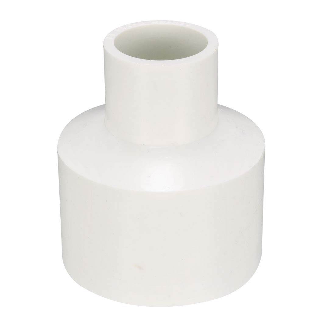 sourcing map 40mm x 20mm PVC Reducing Coupling Hub by Hub Pipe Fitting Adapter Connector 2pcs