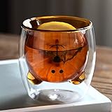 haozaikeji Bear Glass Cup Double Layer Water