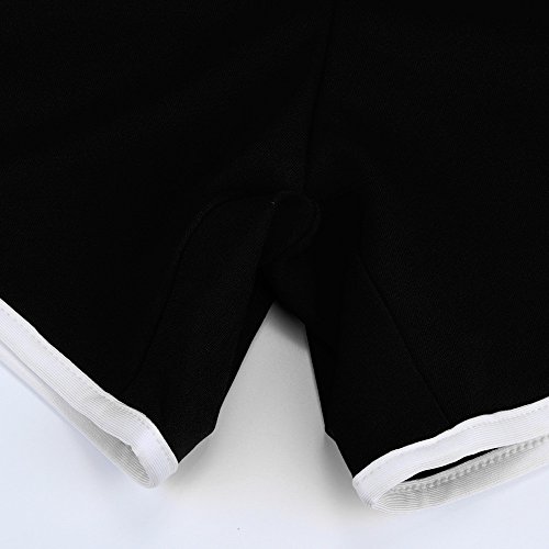 WuyiMC Short Set 2 Piece Outfits for Women Sport Yoga Camis Running Shorts Pant Vest Pants Stretch Tracksuit 2018 (Black, XL)