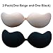 Women's Strapless Bras Self Adhesive Invisible Pushup Backless Silicone Bra Pack of 2