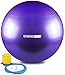 Utopia Home Anti Burst Exercise/Stability/Yoga/Fitness Ball - 65 CM - with Foot Pump - Total Body Balance