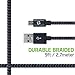 Cellet 9 Feet Long Micro USB Charging Cable, Nylon Braided, Data Sync and Charge Cord, (Braided Heavy Duty Cable)