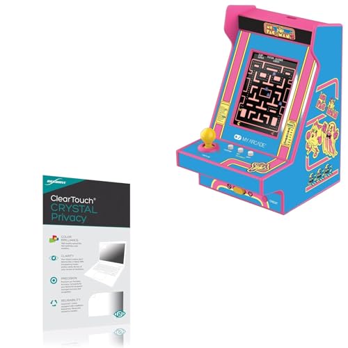 BoxWave Screen Protector Compatible with My Arcade Ms.PAC-Man Nano Player Pro - ClearTouch Crystal Privacy (2-Pack), Privacy Screen Protector Flexible Film Clear