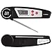 Instant Read Meat Thermometer, CUSIBOX Auto-Off Digital Meat Thermometer, BBQ Food Cooking Thermometer with Collapsible Internal Probe for Kitchen, Grilling, Cooking, Candy, Steak, Milk, Bathing Water
