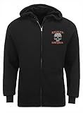 Harley-Davidson Men's Screamin' Eagle Sweatshirt, Skull Zipper Black HARLMS0061