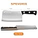 SPEVORIX Meat, 7 inch Cleaver Butcher Stainless Steel Kitchen Ergonomic Handle，Chinese Chef Knife Multipurpose Use for Ho
