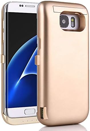 AITOO Galaxy S7 Battery Case - 6500mAh Ultra Slim Rechargeable Extended Battery Charging Case for Samsung Galaxy S7, Backup Charger Case Power Bank Case with Kickstand & 4 LED Indicator Light for S7