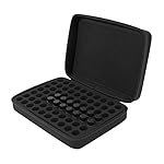 70 Essential Oil Carrying Case Holds 5ml 10ml 15ml Bottles with Hard Shell Exterior and Foam Insert Perfect for Travel