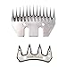 LoveDeal Stright 13 Tooth Sheep Shears Blades, Clipper Blade, Infused Steel Sheep Shearing Cutter Combs Wool Blades - Replacement for Electric Sheep Alpaca Goats Clipper, Pet Grooming Trimmer