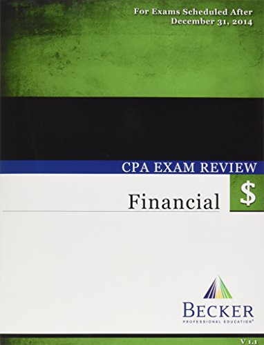 Becker CPA Exam Review Financial V 1.1