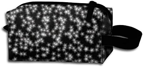 Small Travel Toiletry Bag Travel Kit Blur Spakle Star Cosmetic Bag Household Storage Pack