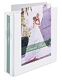 Avery Extra-Wide Ezd Reference View Binder, 2 Inch Rings, White, 1 Binder (01320)