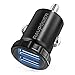Car Charger RAVPower Mini Dual USB Car Adapter 24W 4.8A Output, Compatible with iPhone 11/Pro/Max XS Max XR X 8 7 Plus, iPad Pro Air Mini and Galaxy S9 S8 Plus and More primary